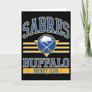 Buffalo Sabres Hockey Club Schwarz Offiziell Lizen Karte