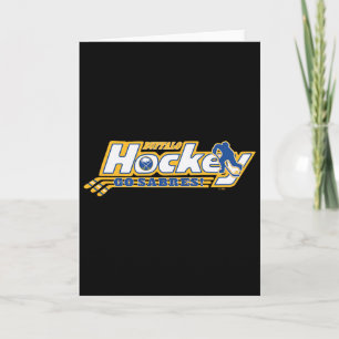 Buffalo Sabres Hockey Schwarz Offiziell Lizenziert Karte