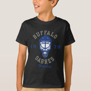Buffalo Sabres Hockeymaske Grau Nhl Offiziell Lize T-Shirt