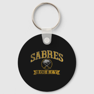 Buffalo Sabres Vintage-Hockey Blau Nhl Offiziell Schlüsselanhänger