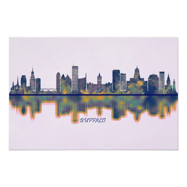 Buffalo Skyline Poster (Vorderseite)