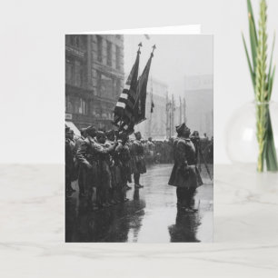 "Buffalo"-Soldaten kehren Farben zurück - 1919 Karte