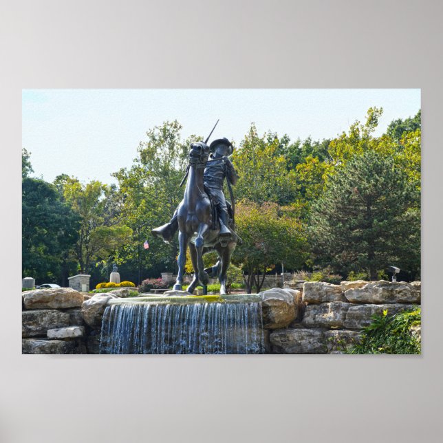 Buffalo Soldier Monument, Fort Leavenworth, Kansas Poster (Vorne)