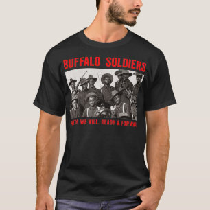 Buffalo Soldiers 9. und 10. Kavallerie Afrikanisch T-Shirt