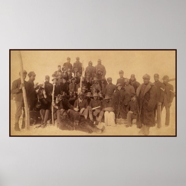 Buffalo Soldiers US Black Cavalry Western Grenze Poster (Vorne)