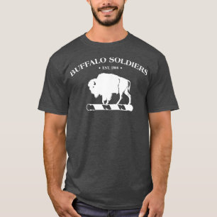 Buffalo Soldiers Zivile Schwarzgeschichte T-Shirt