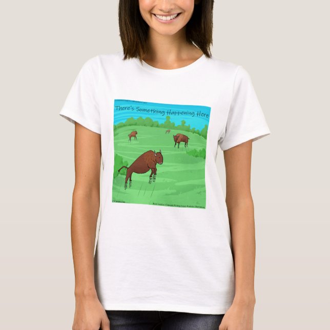 Buffalo Springield Funny Rick London Damen Tshirt (Vorderseite)