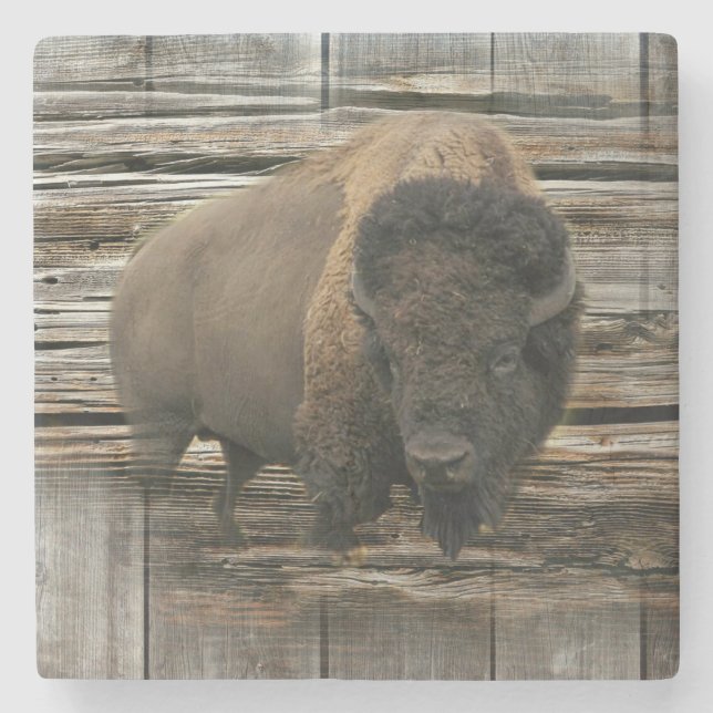 Buffalo Steinuntersetzer (Vorderseite)
