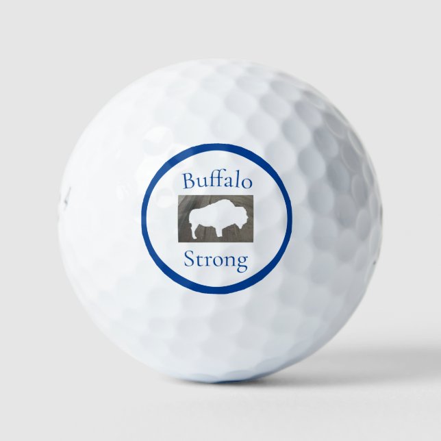Buffalo Strrong Golf Balls Golfball (Vorderseite)