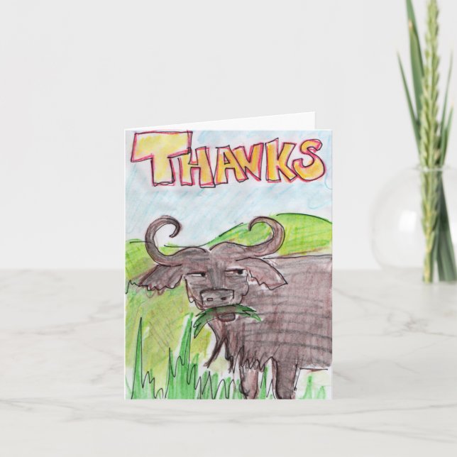 Buffalo Thankyou Dankeskarte (Vorderseite)