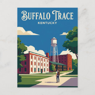Buffalo Trace Destillerie Kentucky Postkarte