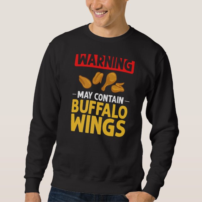Buffalo Wings Fricken Hot Wing Sauce Sweatshirt (Vorderseite)