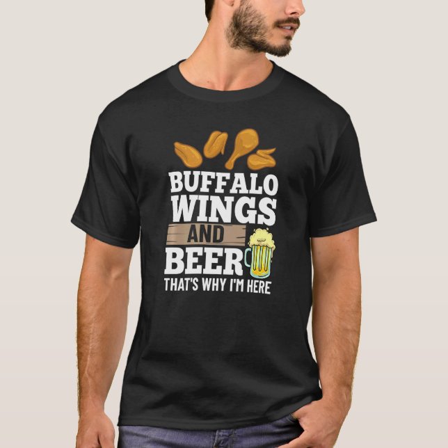Buffalo Wings Fried Chicken Hot Wing Sauce 1 T-Shirt (Vorderseite)