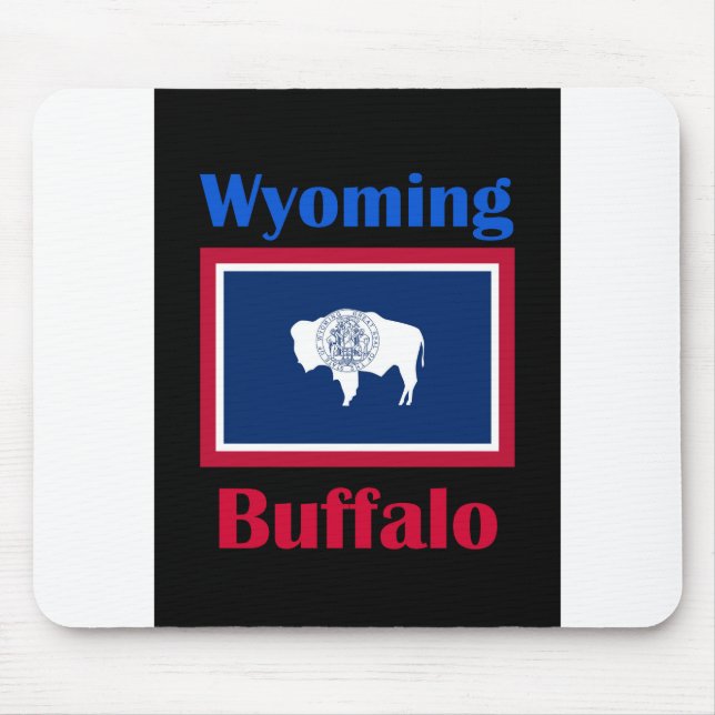 Buffalo Wyoming Mousepad (Vorne)