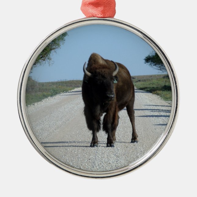 Buffaloed! Ornament Aus Metall (Vorne)