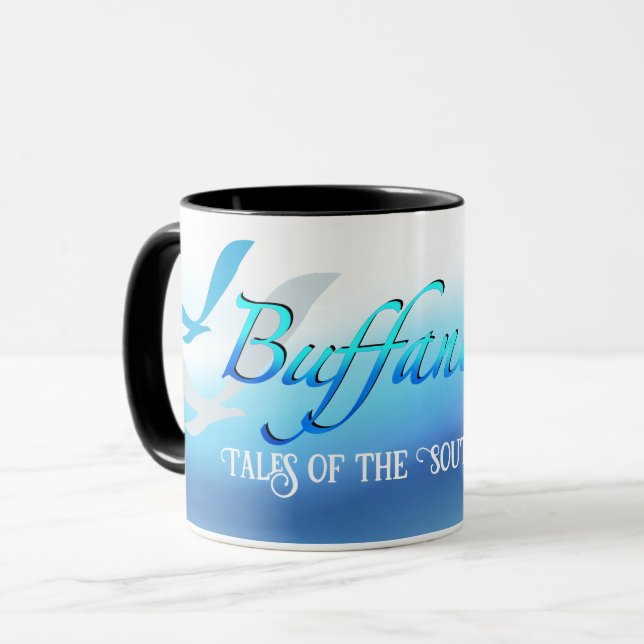 Buffaneers" Geschichten aus dem Südpazifik" Möwen Tasse (Vorderseite Links)
