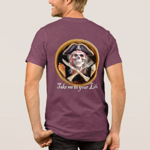Buffaneers Pirate "Bring mich zu deinem Lido" Tri-Blend Shirt