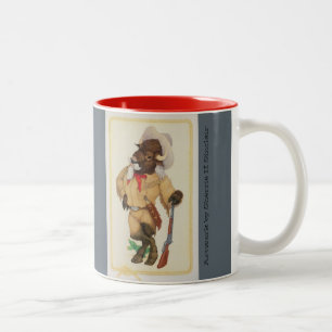 Büffel Bill und kombinierte Tasse Sitting Bull