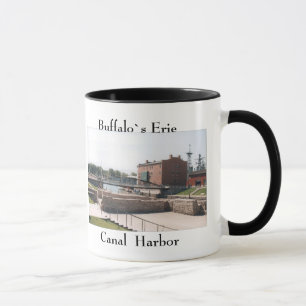 Büffel-Erie-Kanal-Hafen-Tasse Tasse