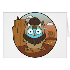 Büffel-Gopher in der Wüste