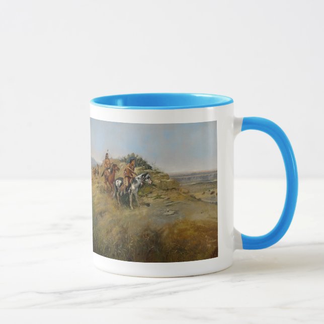 Büffel-Jagd, 1891 (Öl auf Leinwand) Tasse (Rechts)