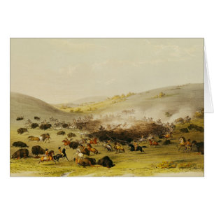 Büffel-Jagd, Einfassung, c.1832