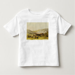 Büffel-Jagd, Einfassung, c.1832 Kleinkind T-shirt