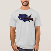 Büffel-Nations-dunkles Logo-Shirt
