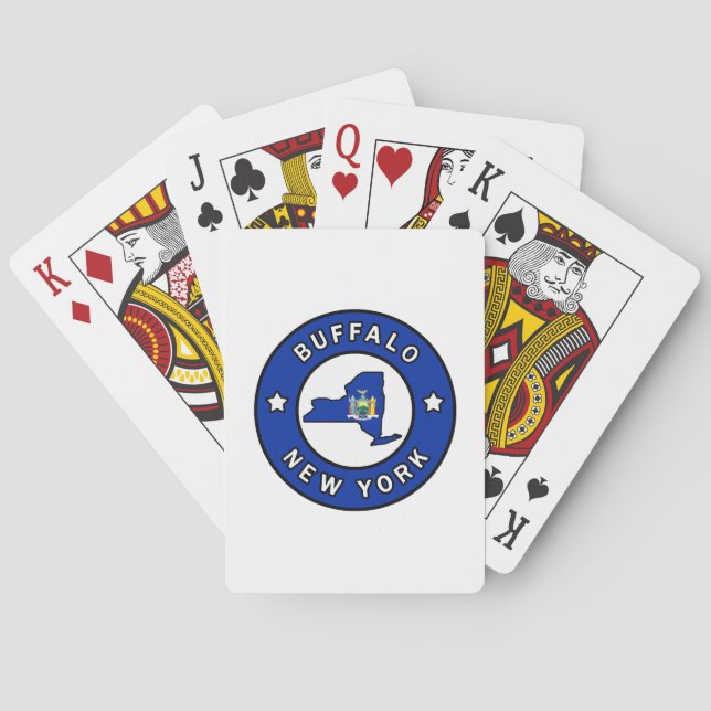 Büffel New York Spielkarten (Rückseite)