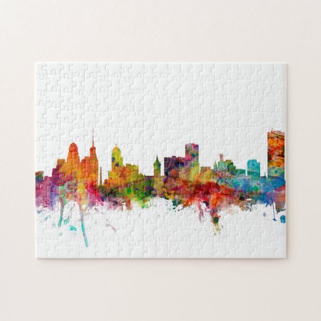 Büffel-New- YorkSkyline Puzzle (Horizontal)