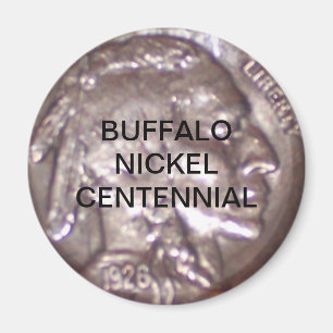 Büffel-NickelCentennial Magnet