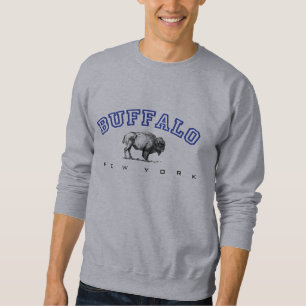 Büffel, NY - Bison Sweatshirt