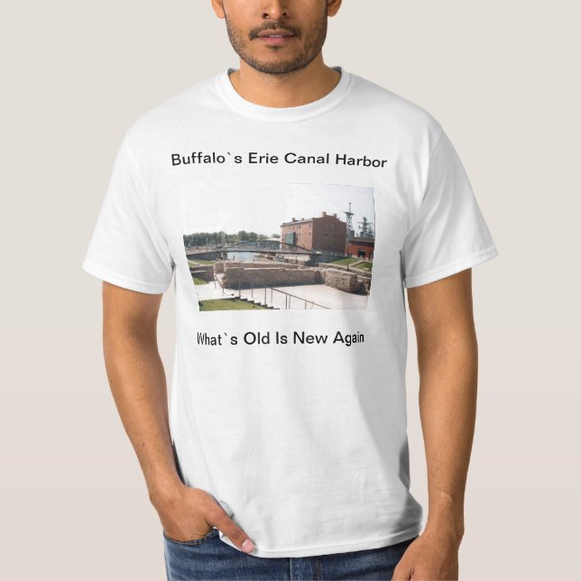 Büffel ` s Erie Kanal-Hafen T-Shirt (Vorderseite)