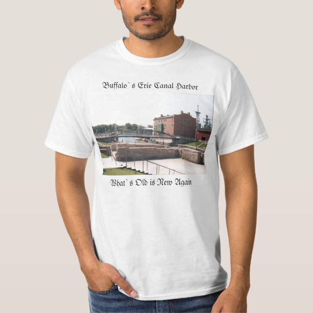 Büffel ` s Erie Kanal-Hafen T-Shirt (Vorderseite)