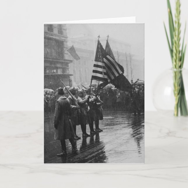 Büffel-Soldat-367. Infanterie-Afroamerikaner Karte (Vorderseite)