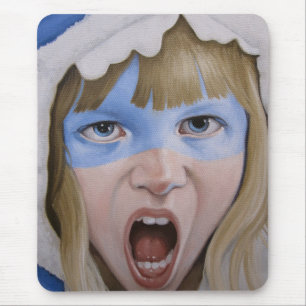 Büffel-Sonnenaufgang Mousepad