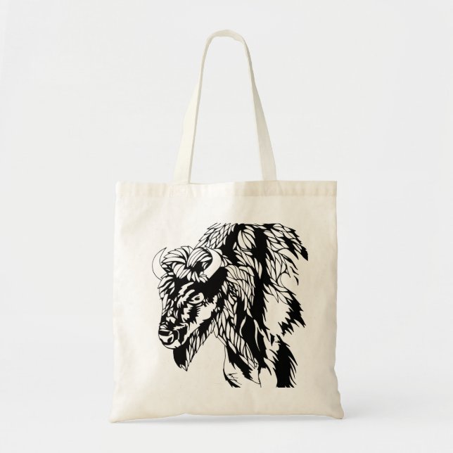Büffel-Taschen-Tasche Tragetasche (Vorne)