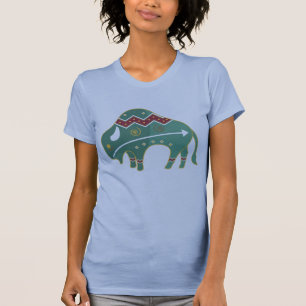 Büffel-Ureinwohner-T-Shirt T-Shirt