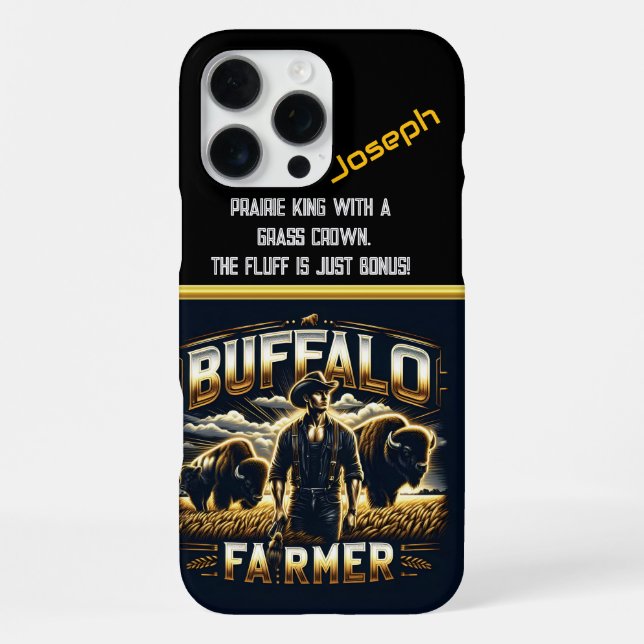 Büffelbauer mit Herde bei Dämmerung iPhone Hülle (Rückseite)