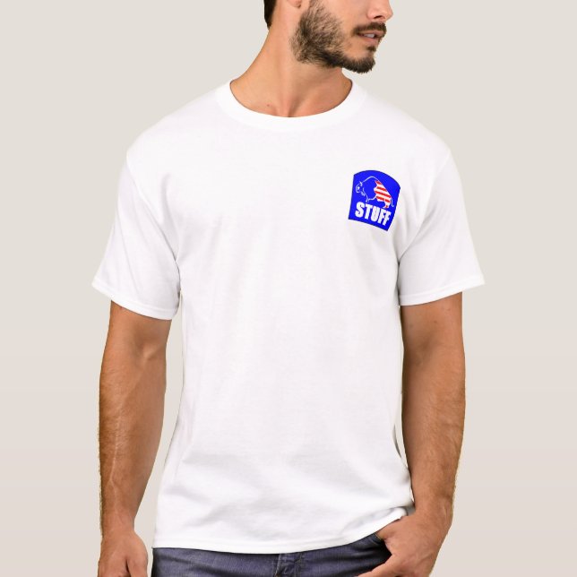 Büffelleder für Präsidenten T-Shirt (Vorderseite)