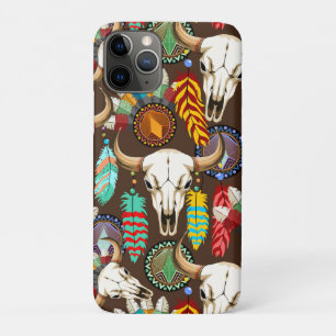 Büffelschädel-Emblem der amerikanischen Ureinwohne Case-Mate iPhone Hülle
