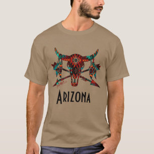 Büffelschädel Und Pfeile T-Shirt