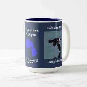 Bufflehead Drake Zweifarbige Tasse