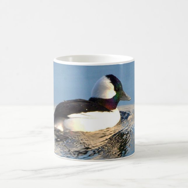 Bufflehead-Enten-Keramik-Tasse Tasse (Mittel)