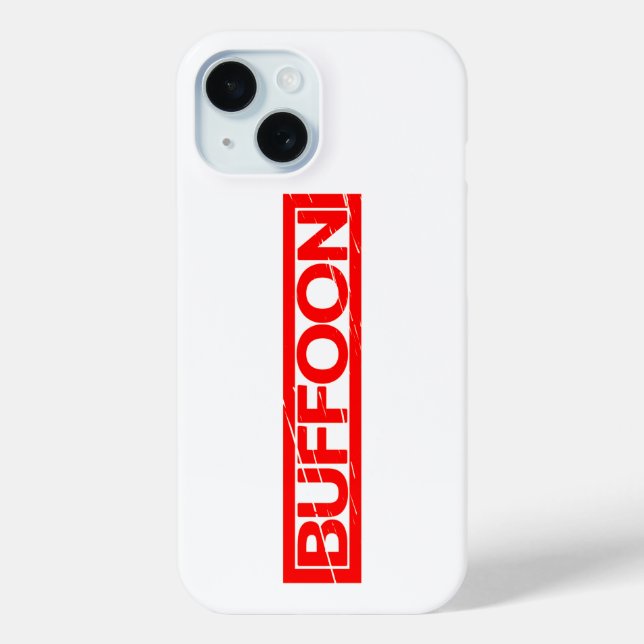 Buffoon-Briefmarke Case-Mate iPhone Hülle (Rückseite)