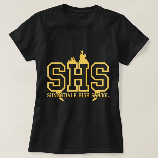 Buffy the Vampire Slayer Sunnydale High School Log T-Shirt (Design vorne)
