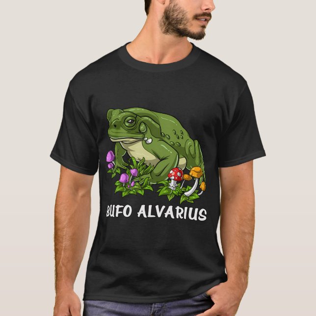 Bufo-Alvarius-Kröte T-Shirt (Vorderseite)