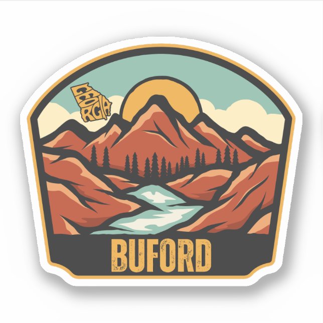Buford, Georgia Aufkleber (Vorderseite)