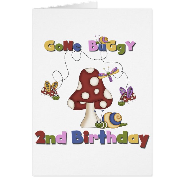 Bug 2. Geburtstag T - Shirt und Geschenke (Vorne)