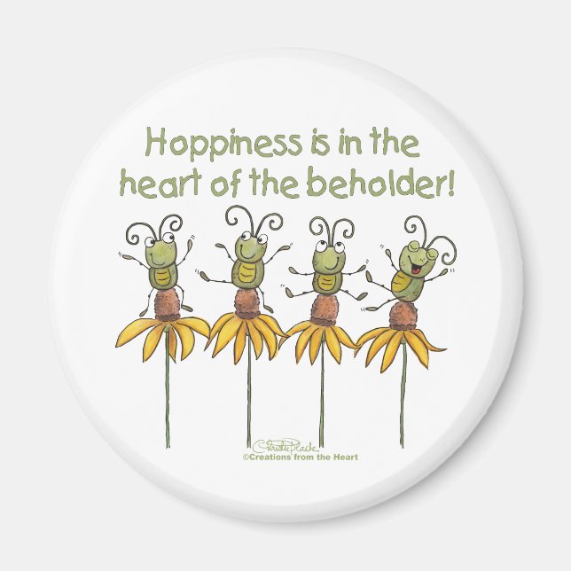 Bug auf Blume Magnet (Vorne)